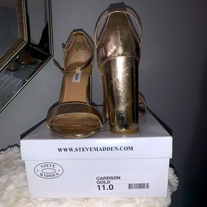 Steve Madden Metallic Gold Sandals